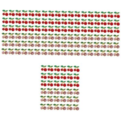 Beaupretty 144-Piece Cherry Nail Charms