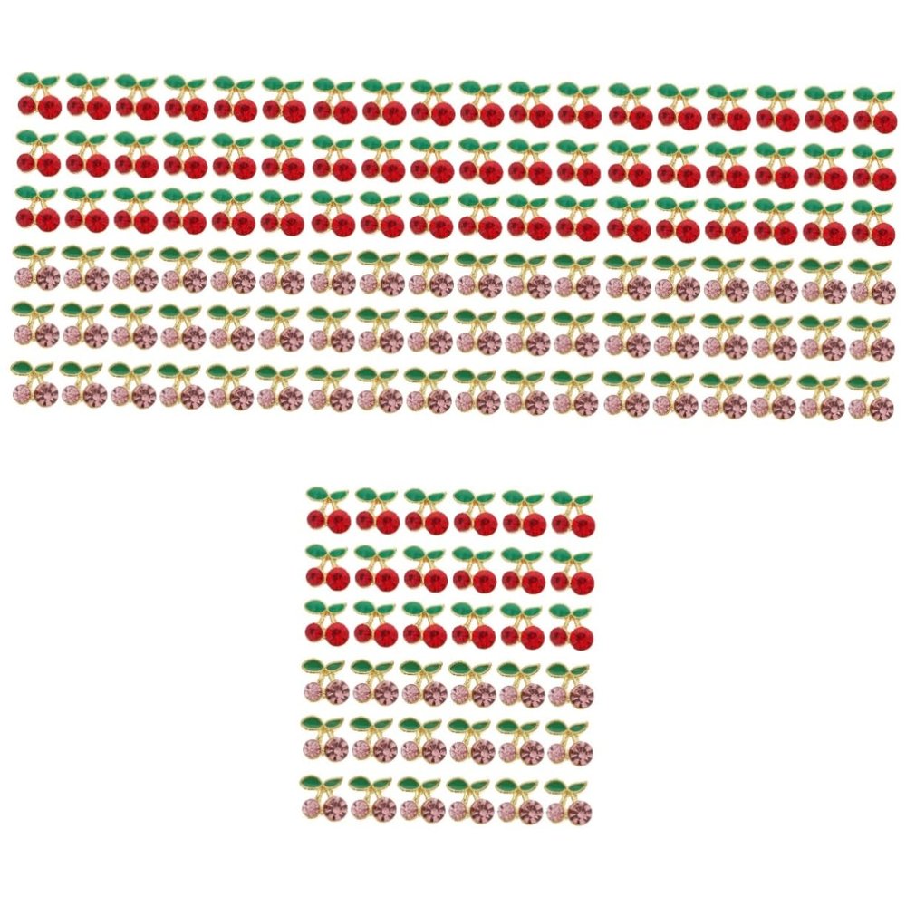 Beaupretty 144-Piece Cherry Nail Charms
