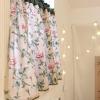 Linen-Textured Curtain Valance for Kitchen, Semi-Sheer, Farmhouse Style, Rod Pocket, Beige, 130 x 20 cm view 3