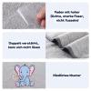 Yosemy Baby Hooded Towel, 100% Cotton Bath Poncho, OEKO-TEX, Soft and Highly Absorbent, Ages 0–3, Elephant view 4