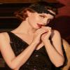 BABEYOND 1920s Flapper Crystal Headband, Great Gatsby Vintage Headpiece view 4