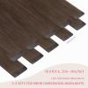 WENNALIFE Remy Human Hair Tape Extensions, 10 pcs, 20 g, 30 cm, Chocolate Brown, Invisible Tape-In, Silky Straight view 2