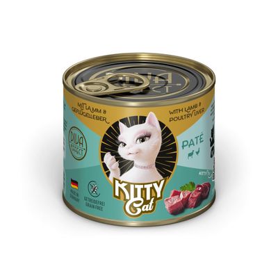 KITTY Cat Pat Lamb & Poultry Liver, 6 x 200 g