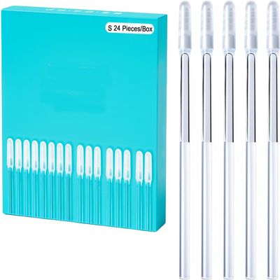 Reusable Sticky Ear Picks, Self-Adhesive Ear Cleaner Tool Set, 24 Pieces/Box (S, 24 Pieces)