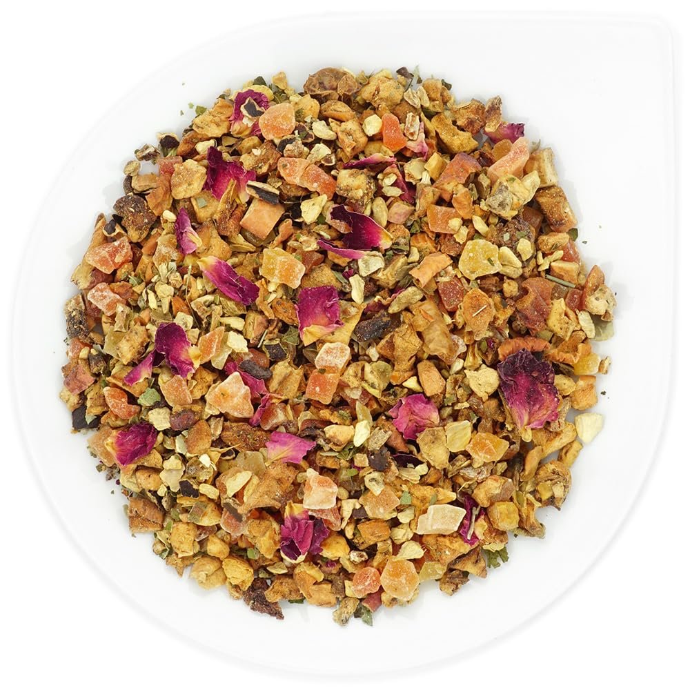 URBANTEADEALERS Apple Ginger Naturally Flavored Fruit Tea Blend, 100 g