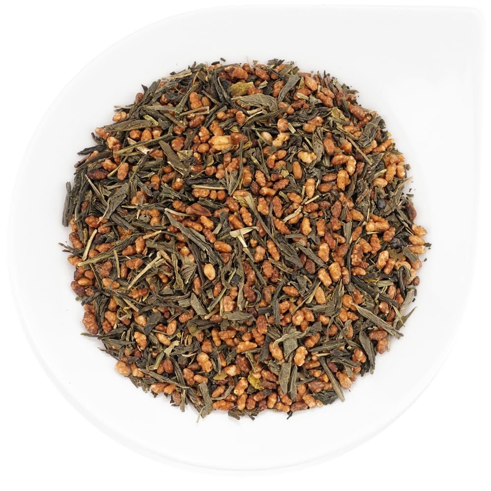 URBANTEADEALERS Japan Genmaicha Organic Green Tea Blend with Roasted Rice, 250 g