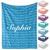 gorm Personalized Swaddle Blanket, Name Baby Wrap, Baby Blanket, Retro Blanket, 150 x 180 cm view 1