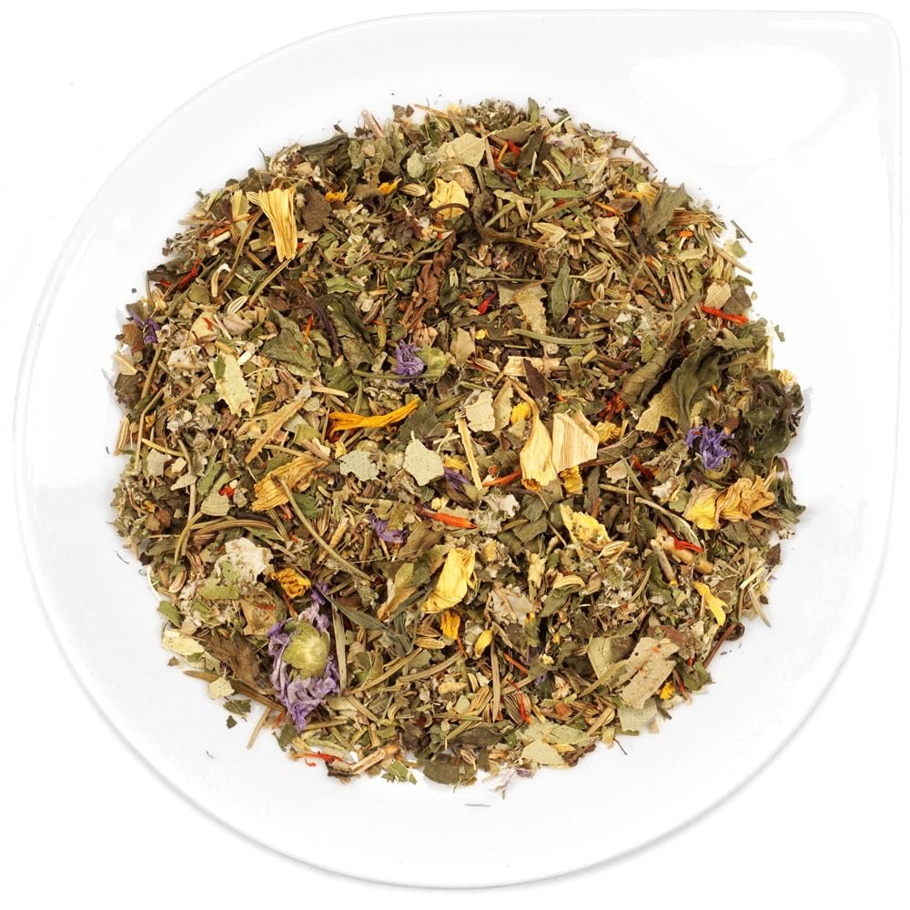 URBANTEADEALERS Mountain Herbal Tea, Natural Herbal Blend with Fennel, Eucalyptus, Peppermint & Spruce Needles, 100 g