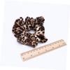 Pack of Elastic Leopard-Print Hair Ties for Women and Girls view 2