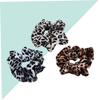 Pack of Elastic Leopard-Print Hair Ties for Women and Girls view 4