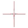 TREETDOBV Retractable Yoga Stretching Stick and Posture Corrector, Back Cracking Bar, Pink view 1