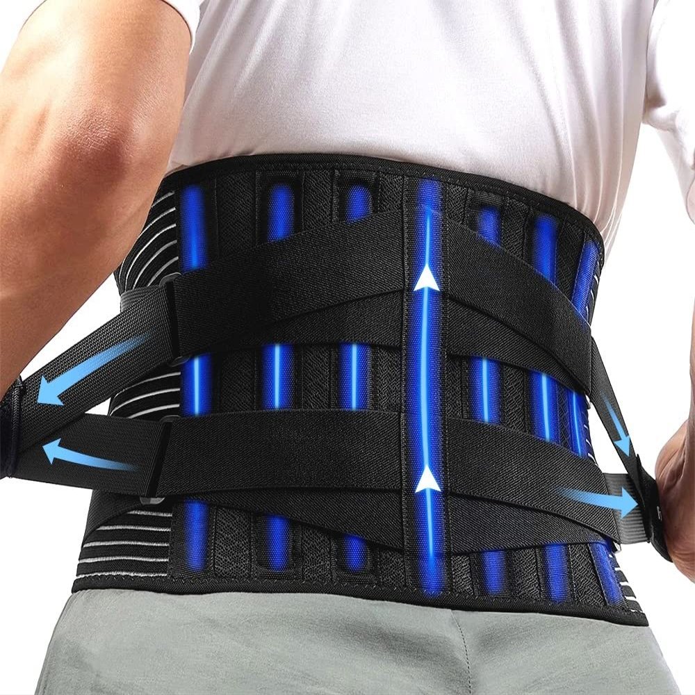 Lumbar Back Support Belt for Men and Women, Adjustable Orthopedic Waist Brace