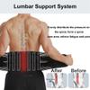 Lumbar Back Support Belt for Men and Women, Adjustable Orthopedic Waist Brace view 3
