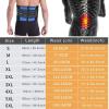 S–6XL Comfort Lower Back Brace, Lumbar Decompression Belt and Waist Support for Men and Women view 2