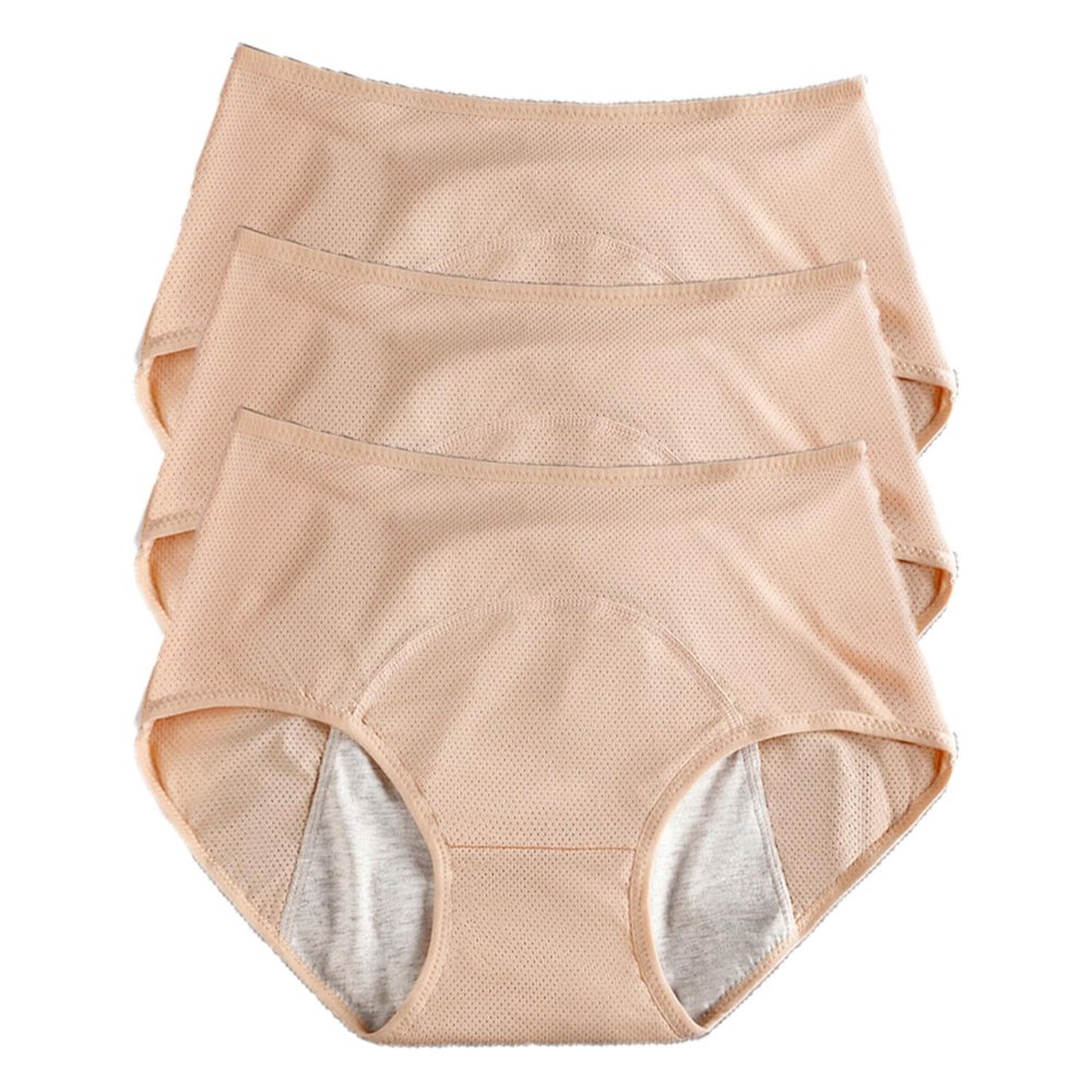 REUset Women's Incontinence Underwear, 3-Pack, Washable, Breathable, Waterproof, XL