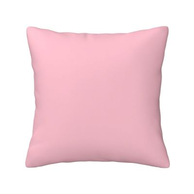 ResKiu Decorative Pillow Cover for Sofa, Couch, Bed, or Car, 16 x 16 in, Pink