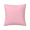 ResKiu Decorative Pillow Cover for Sofa, Couch, Bed, or Car, 16 x 16 in, Pink view 1