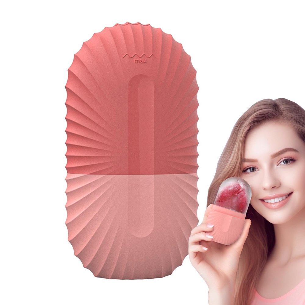 Geteawily Ice Roller for Face, Reusable Cooling Glow Cube Roller