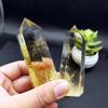 LVTFCO Natural Citrine Crystal Point Obelisk, Yellow Quartz Wand, Home Decor, 60–70 mm view 2