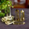 LVTFCO Natural Citrine Crystal Point Obelisk, Yellow Quartz Wand, Home Decor, 60–70 mm view 3
