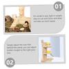 POPETPOP 2-Pack Wooden Hamster Water Bottle Holders view 3