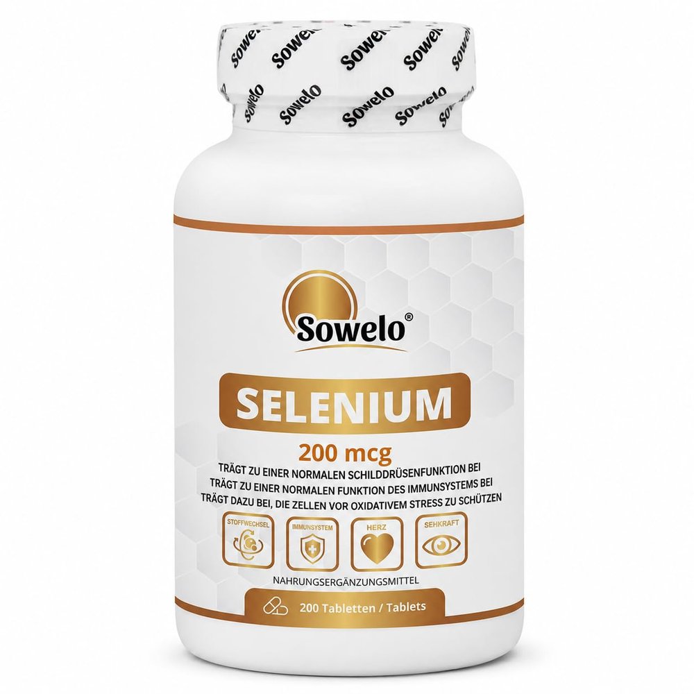 Selenium 200 g per Tablet, 200 Tablets Sowelo