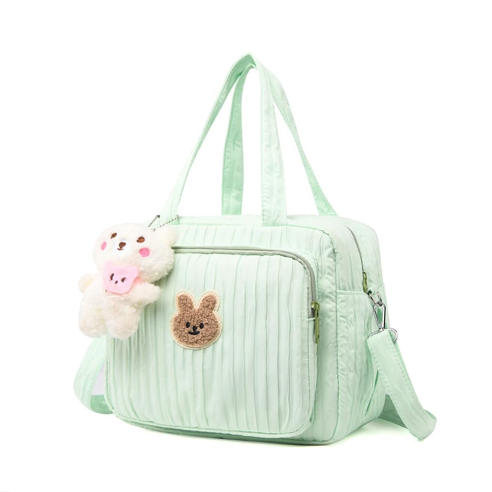 Lushandy Baby Diaper Bag, Crossbody and Shoulder Bag, Green, Small