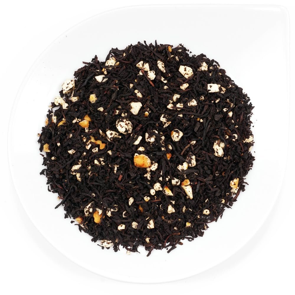 URBANTEADEALERS Heavenly Temptation Flavored Black Tea Blend with Nougat Flavor, 250 g