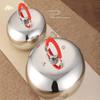 CUPLES Stainless Steel Hot Water Bottle with Cover, Silver, 18 cm (7.1 in) view 2