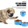 Leakproof Stainless Steel Travel Bowl for Dogs and Cats, 1,400 ml view 3