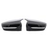 PLUT Side Mirror Cover for BMW 4, 5 and 7 Series, G30 G31 G38 G22 G11 G12, 2016–2018, Black view 1