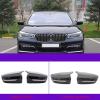 PLUT Side Mirror Cover for BMW 4, 5 and 7 Series, G30 G31 G38 G22 G11 G12, 2016–2018, Black view 3