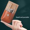 3-Piece Nail Clipper Manicure Set for Women with Nail File and Earplug (Color: Gr) view 4