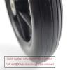 LekLai Wheelchair Replacement Front Wheels, 2-Pack, Solid Black, 7 in/17 cm view 3