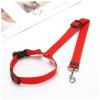 Adjustable Pet Car Safety Harness Leash for Dogs and Cats, Red view 1
