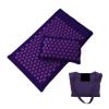 FrEshn GetInfit Acupressure Massage Mat and Pillow for Head, Neck, Back, and Feet, Rose Red view 3