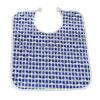 Paowsietiviity Adult Bib with Adjustable Strap, Clothing Protector for People with Disabilities, Dark Blue, 40 x 35 cm view 1