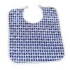 Paowsietiviity Adult Bib with Adjustable Strap, Clothing Protector for People with Disabilities, Dark Blue, 40 x 35 cm view 3