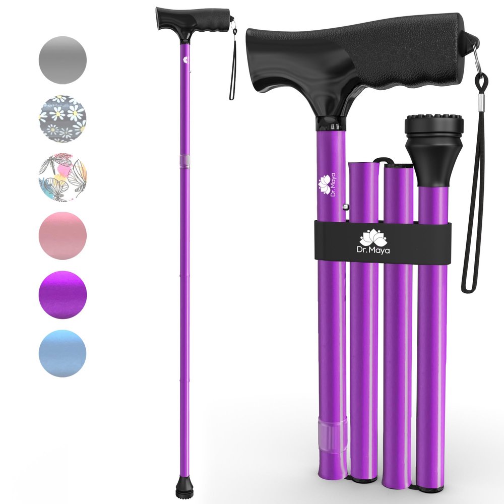 Dr. Maya Folding Walking Cane for Women