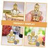 Empty Roll-On Perfume Bottles, 15 ml, Glass and PP, Gold, 4-Pack view 4
