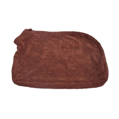 Dog Drying Towel Coat, Polyester Terry, Coffee, M