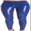 Women's Latex Leggings with Crotch Zipper, Silver, M view 1