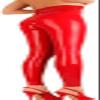 Women's Sexy Skinny Custom-Tailored Latex Leggings, Clear, S view 2