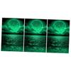 Toyvian 3-Piece Glow-in-the-Dark Moon Landscape Wall Stickers view 1