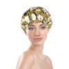 Florista Mustard Vintage Double-Layer Waterproof Shower Cap view 2