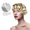 Florista Mustard Vintage Double-Layer Waterproof Shower Cap view 3