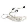 Adefeect Nipple Clamps with Chain, Labia and Clitoris Clips, BDSM Fetish Toy for Adults view 2