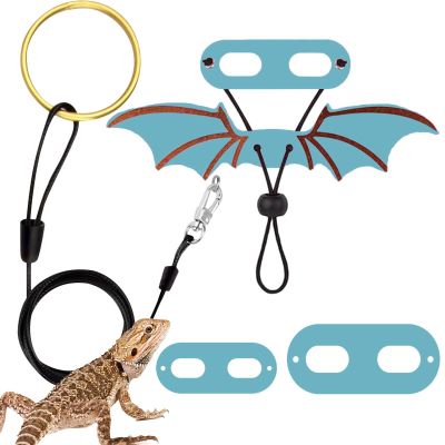 Bearded Dragon Harness, S/L, Adjustable, Amphibian, Bat Wings, Costume Accessory for Reptiles, Geckos, Iguanas Jildouf