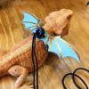 Bearded Dragon Harness, S/L, Adjustable, Amphibian, Bat Wings, Costume Accessory for Reptiles, Geckos, Iguanas Jildouf view 3