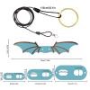 Bearded Dragon Harness, S/L, Adjustable, Amphibian, Bat Wings, Costume Accessory for Reptiles, Geckos, Iguanas Jildouf view 4